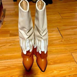 Cape Robbin Wallstreet Tan Boots 7.5